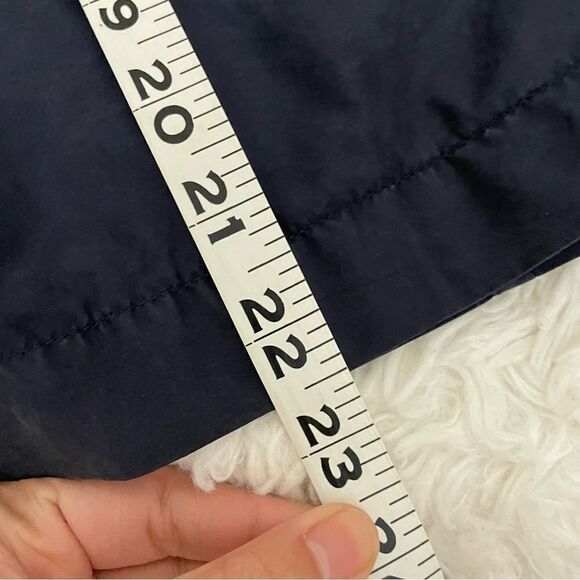 GIEVES & HAWKES WOMEN’s HOODED lightweight Silk basic jacket navy sz medium - Picture 8 of 13